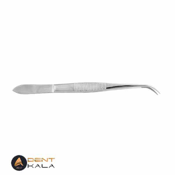 پنس دندانپزشکی دوخم نوک تیز دنا پویا کد 1351