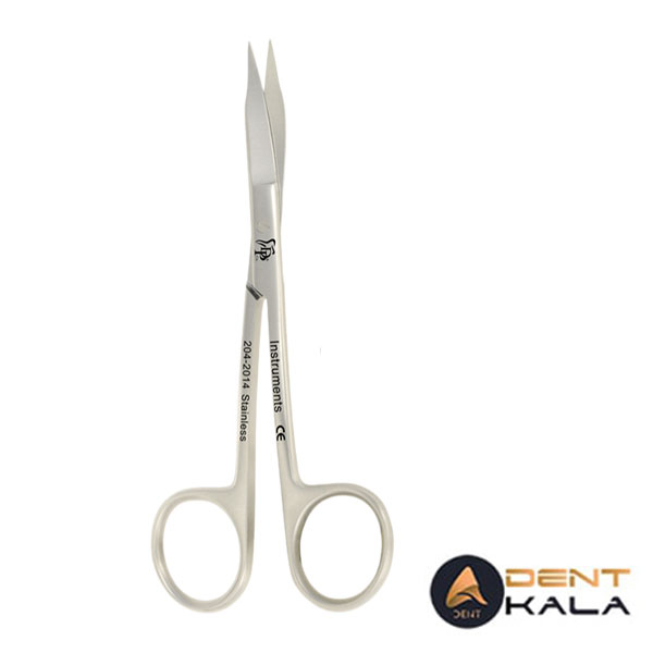 قیچی جراحی دسته خم دار دنا پویا کد 2014