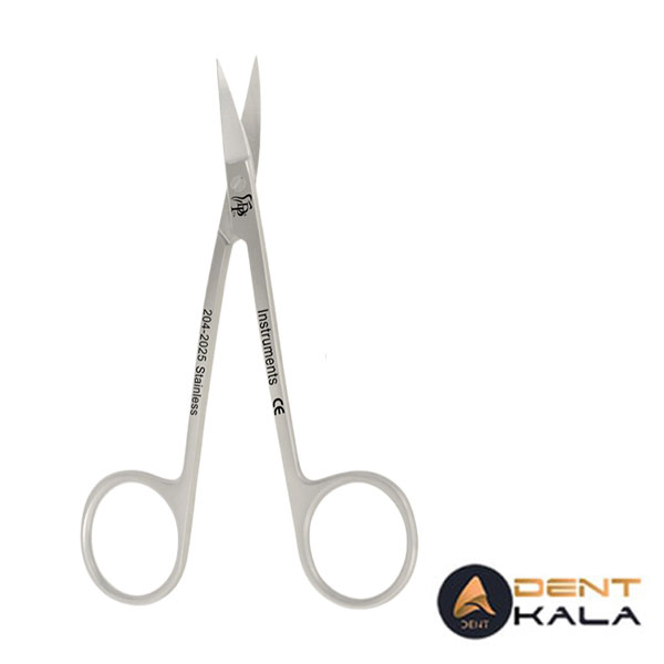 قیچی ایریس دسته خم دار دنا پویا کد 2025