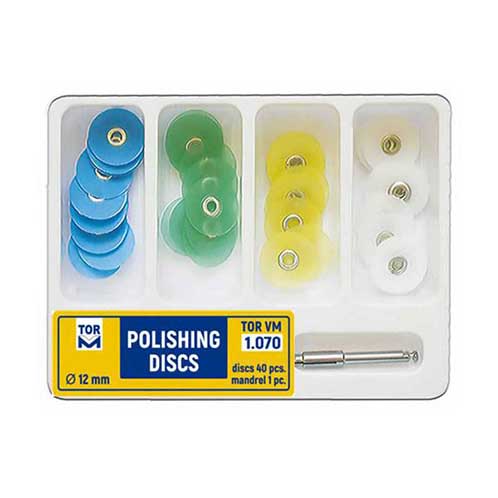 کیت دیسک پرداخت مرکزدار چهار رنگ تور وی ام 40 عددی