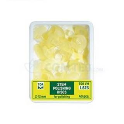 دیسک پرداخت بدون مرکز تور وی ام 12mm رنگ زرد 40 عددی| Tor-VM
