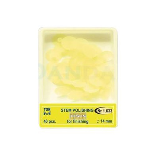 دیسک پرداخت بدون مرکز تور وی ام14mm رنگ زرد 40عددی|TOR-VM