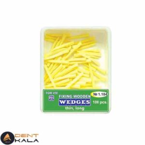 وج چوبی Tor VM تور وی ام رنگ زرد 100 عددی سایز 4 کد 1.184